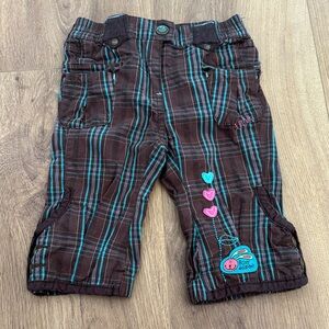 Brown pants for baby girl